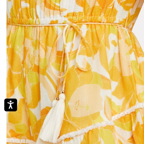 Significant Other Isla Yellow Romper, Size 4 - Picture 4 of 10